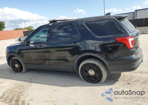 2018 Ford Explorer Police Interceptor from USA, damaged, VIN 1FM5K8AR8JGC95607
